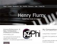 Tablet Screenshot of henryflurry.com